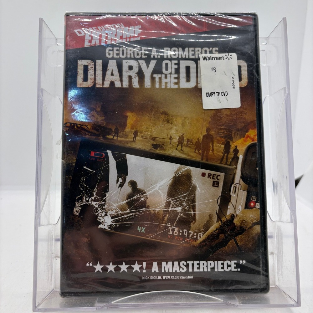 George A Romero Diary of the Dead DVD Dimension Extreme Horror Zombie Movie NEW